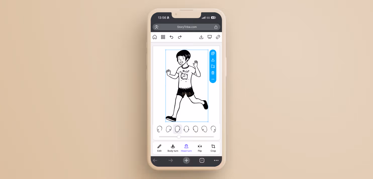 StoryTribe on mobile